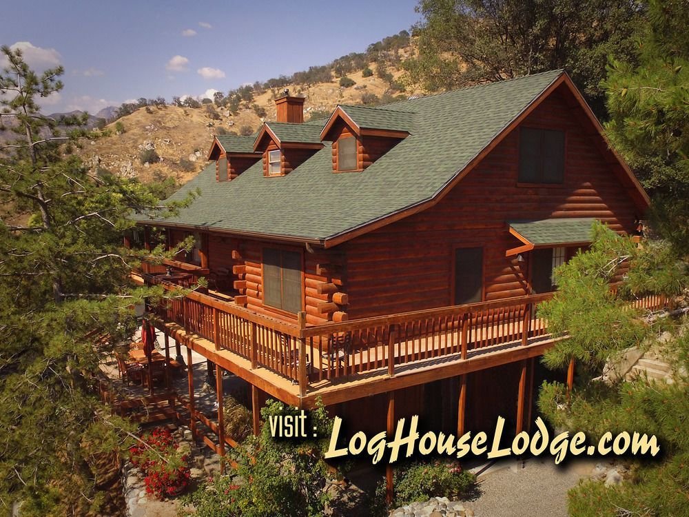 The Log House Lodge Three Rivers Eksteriør billede